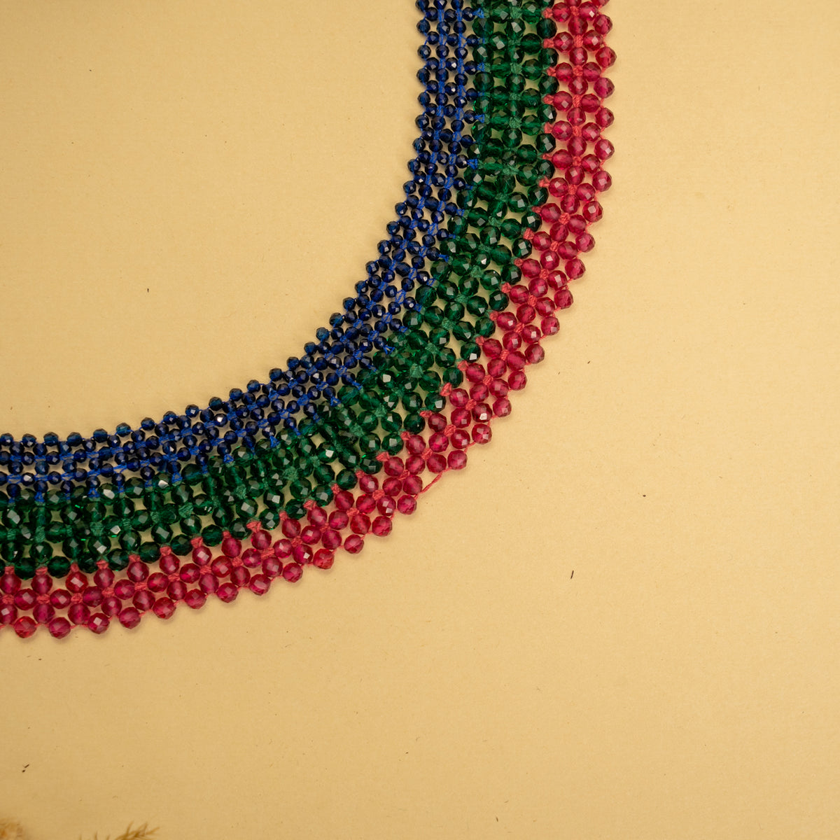 REMI BIJOUX PREMIUM CRYSTAL HANDMADE AND BEADED NECKPIECE/CHOKER CH217