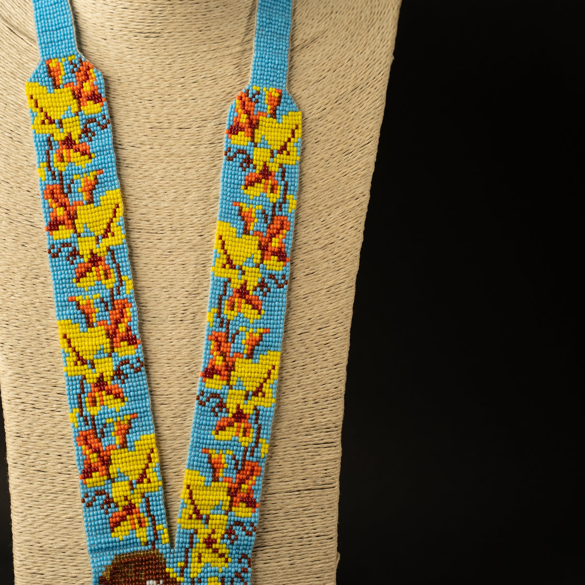 SASHA AFRO BEADED HANDMADE MALA/ NECKPIECE ML112