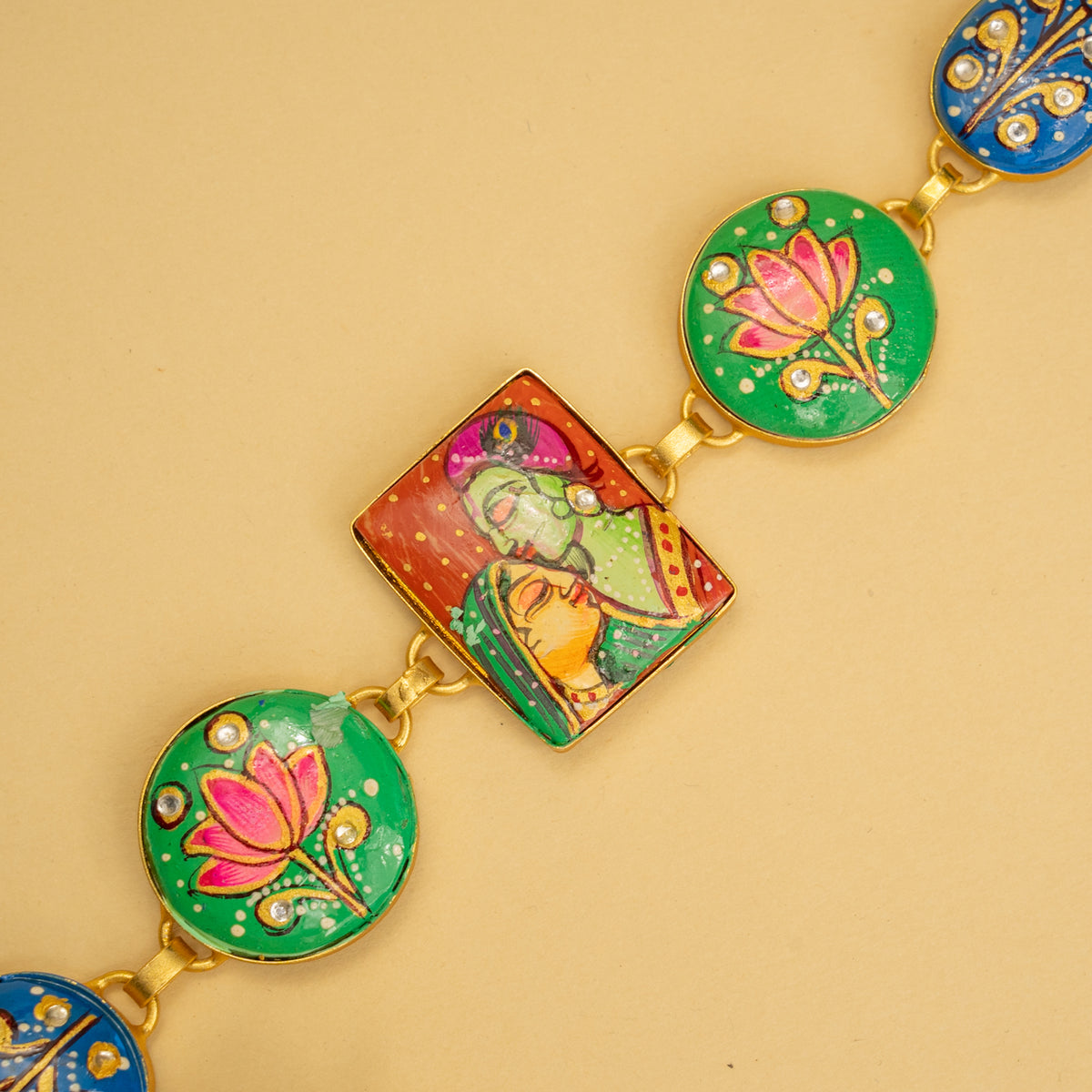 YADASH HANDMADE AND HAND PAINTED CHOKER/NECKPIECE-CH425