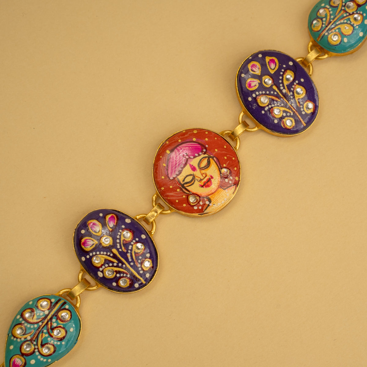 YADASH HANDMADE AND HAND PAINTED CHOKER/NECKPIECE-CH425