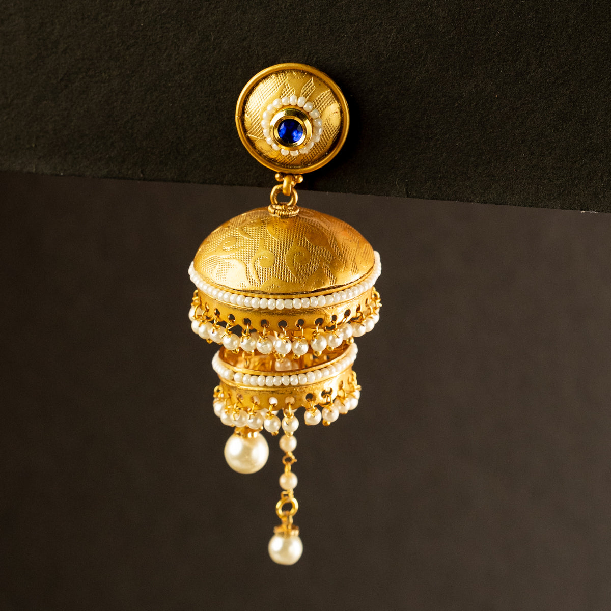 SOPHIE GOLDTONED ANTIQUE EARRINGS ER266