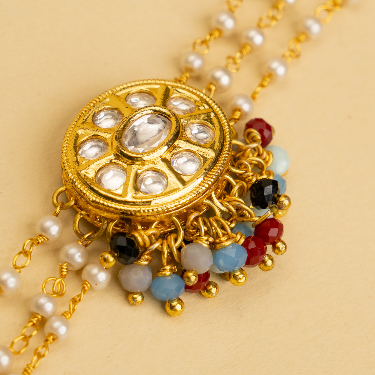 AADHAYA MEENAKRI KUNDAN RUSTIC HANDMADE CHOKER CH144