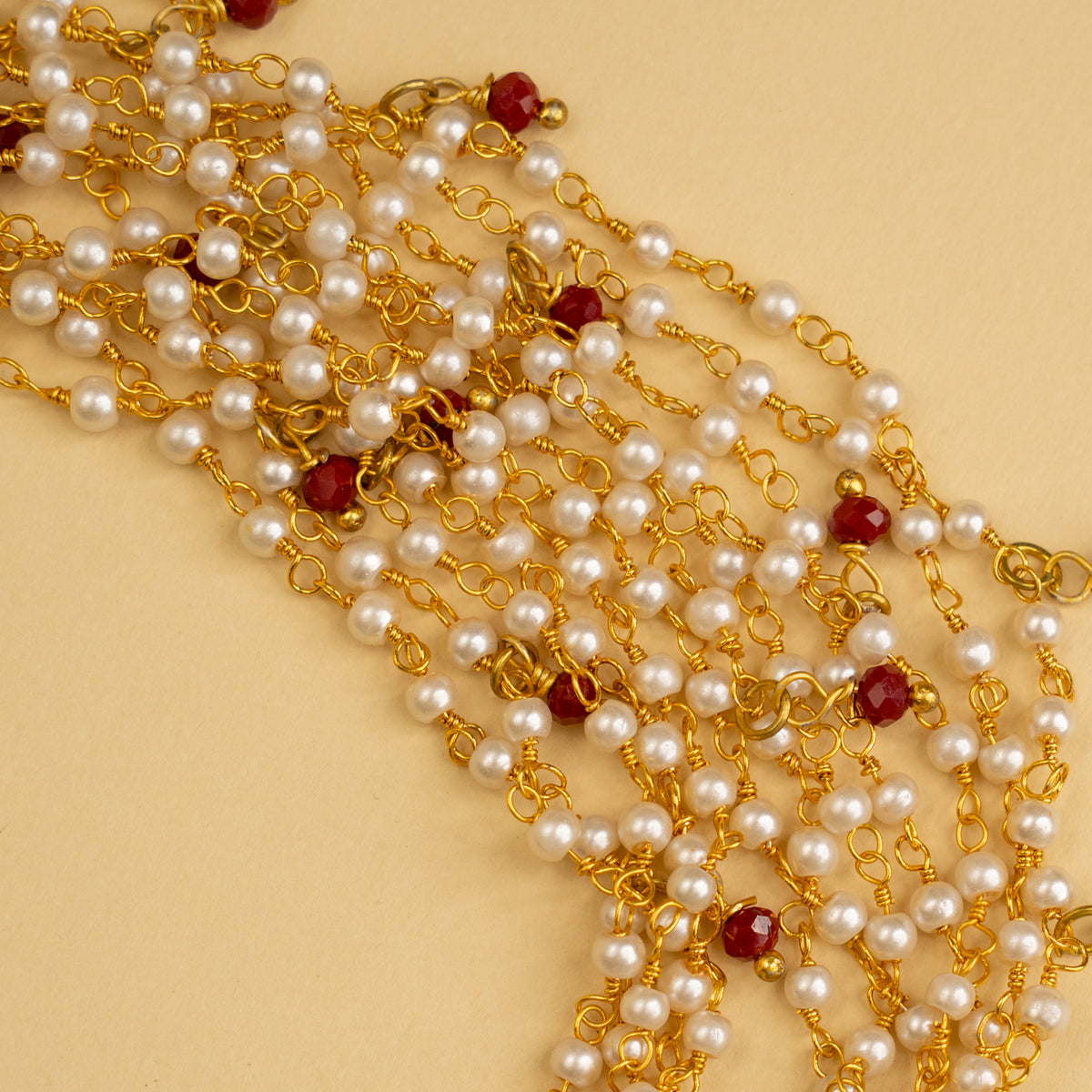 AALIA BIJOUX PREMIUM AND EXCLUSIVE PEARL HANDMADE CHOKER  CH142