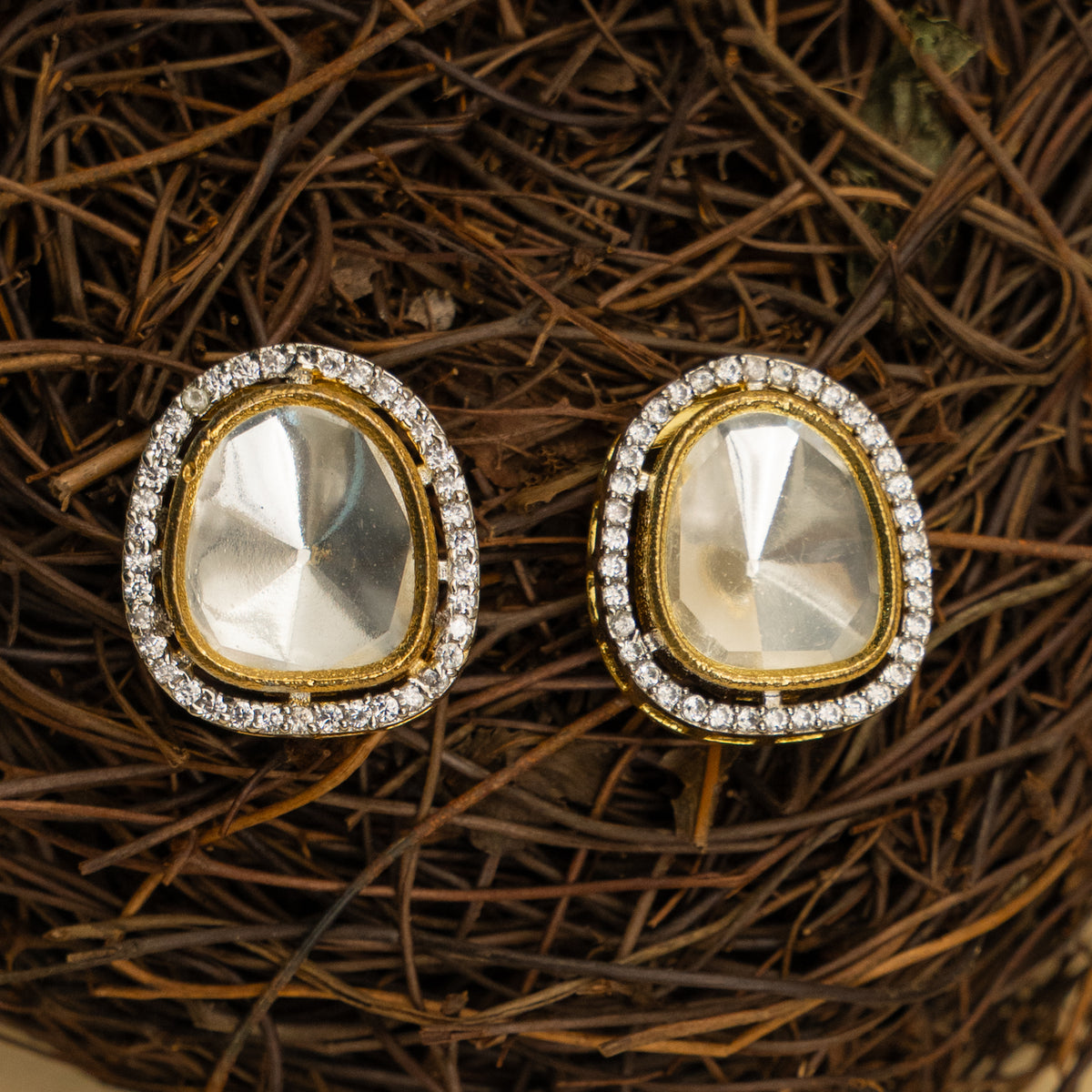 GIANNA POLKI BIJOUX PREMIUM HANDMADE CHOKER WITH EARRINGS CH108