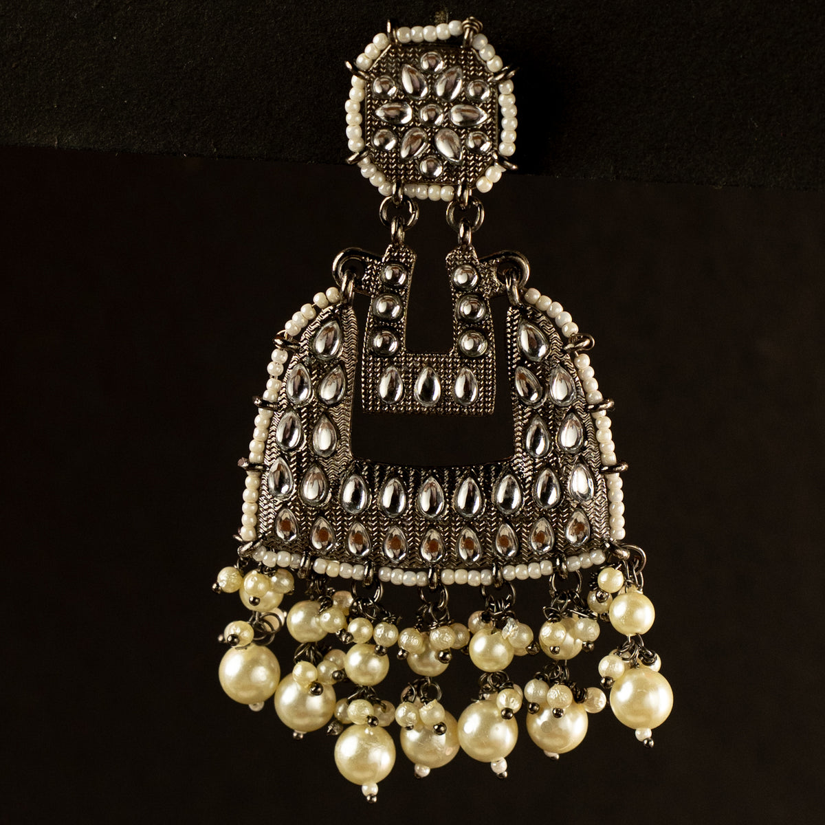 SAMYU FAUX STONE DANGLERS EARRING ER430