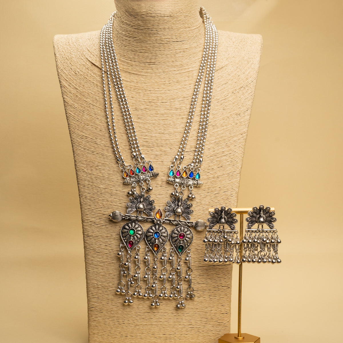 REESE OXIDIZED LAYERED MALA/ NECKPIECE  ML196