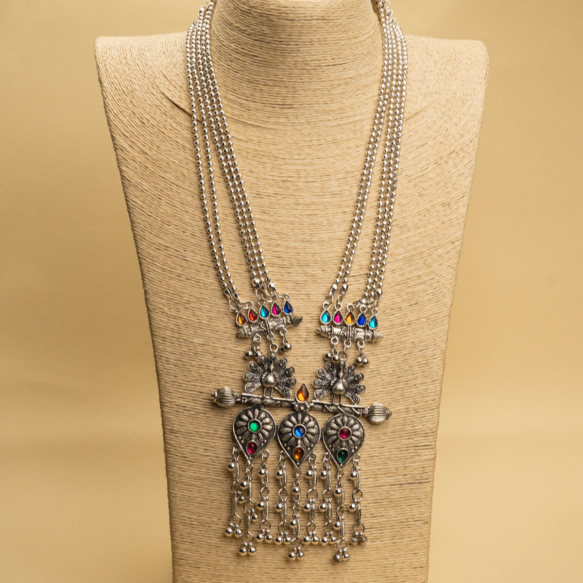 REESE OXIDIZED LAYERED MALA/ NECKPIECE  ML196