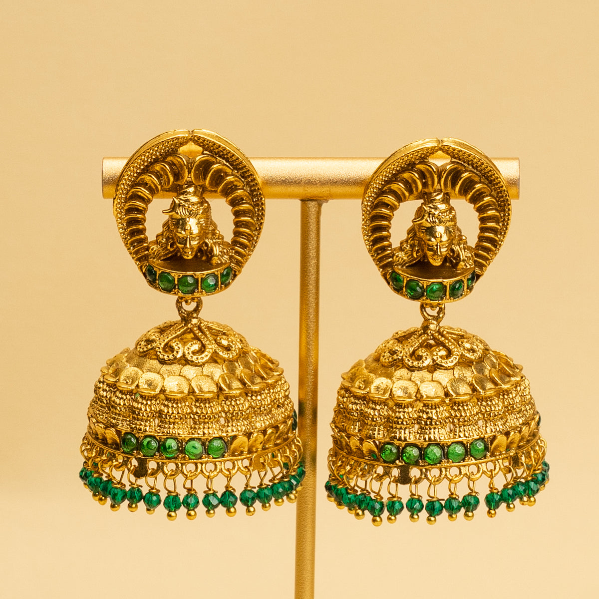 VARUNI GOLD TONED TEMPLE  MALA/ NECKPIECE  ML77