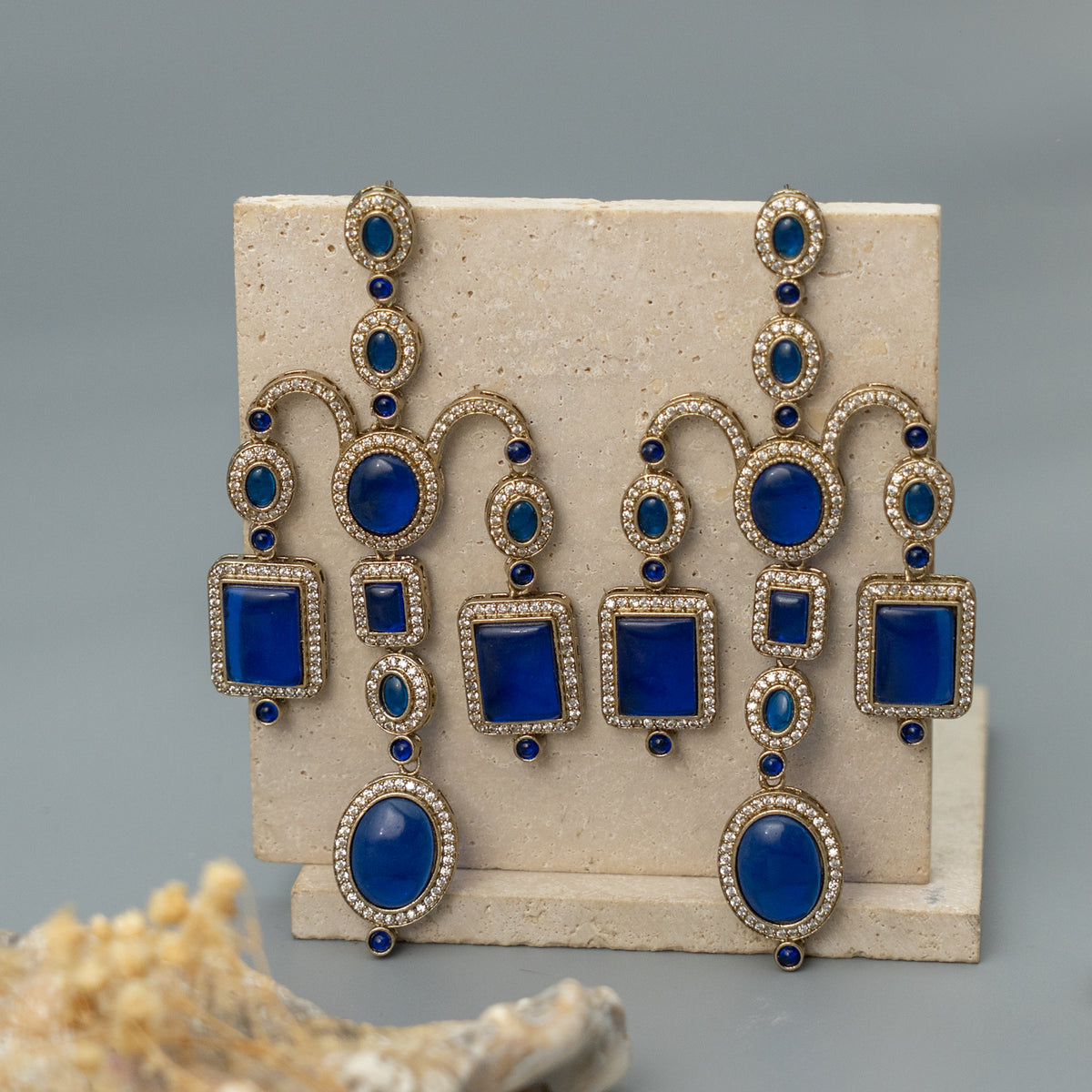 ZARA SEMI HANDMADE ANTIQUE PREMIUM VICTORIAN EARRINGS/DANGLER ER915