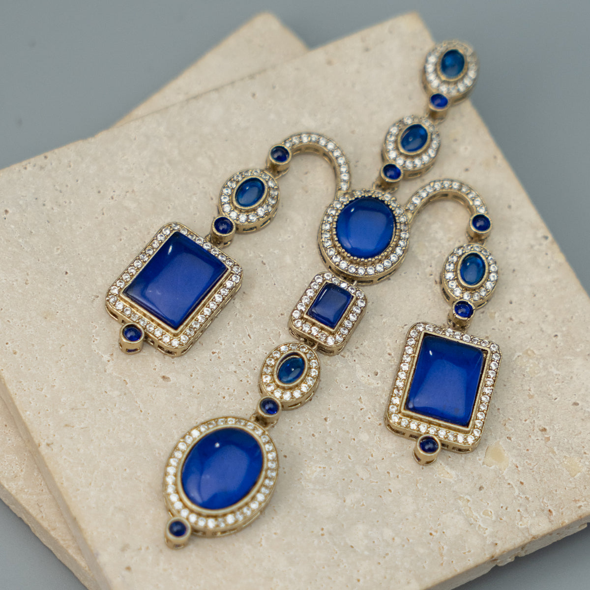 ZARA SEMI HANDMADE ANTIQUE PREMIUM VICTORIAN EARRINGS/DANGLER ER915