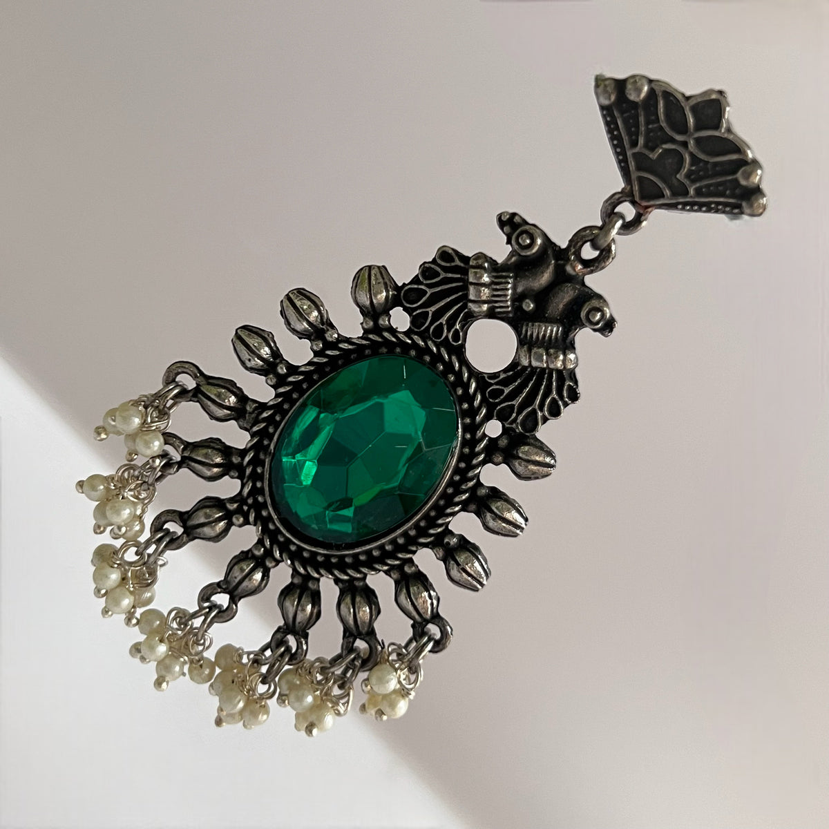 VICTORIA AFGHANI RAW AND RUSTIC AND VINTAGE EARRING AF49