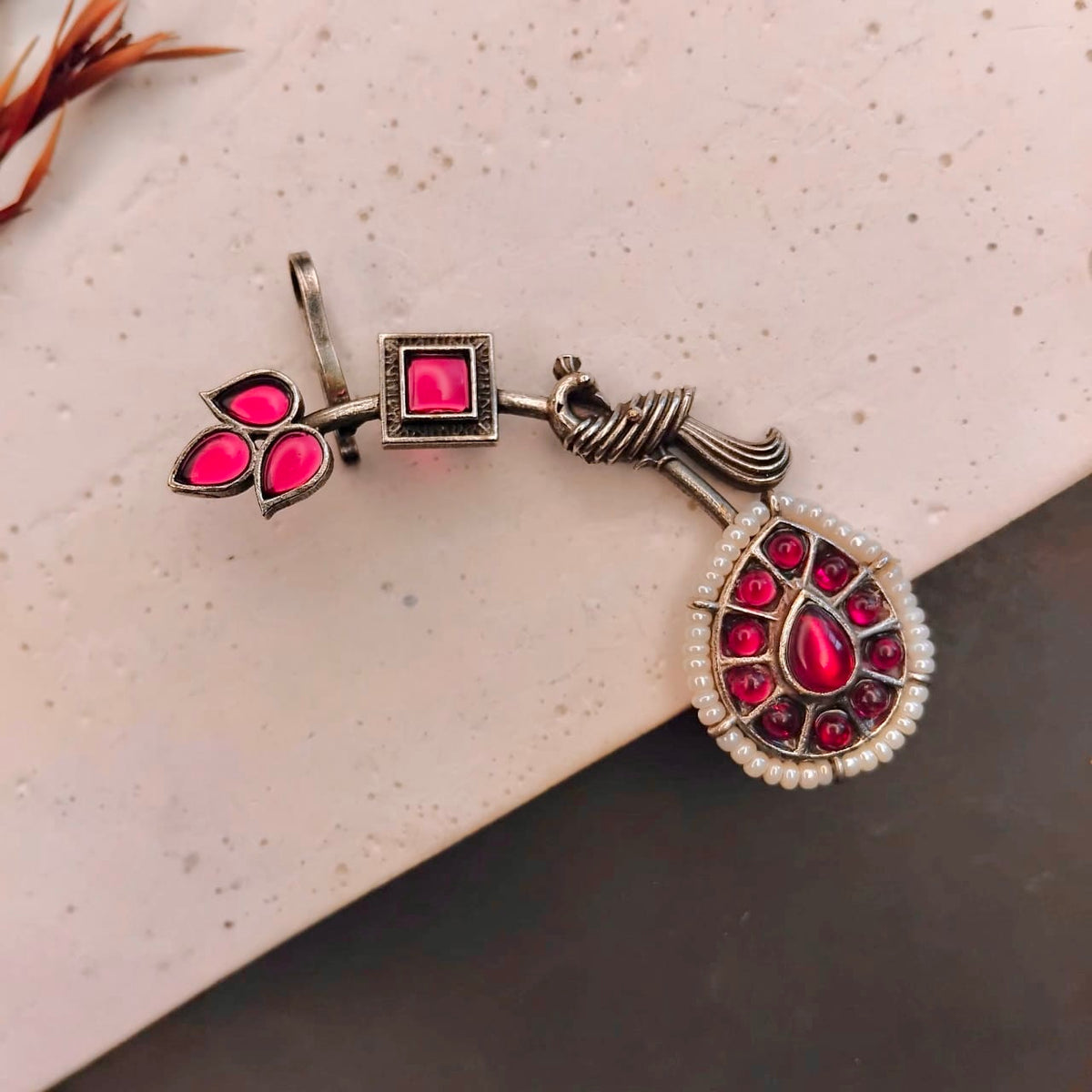 HARSHA ANTIQUE EAR CUFF/EARRINGS EA25