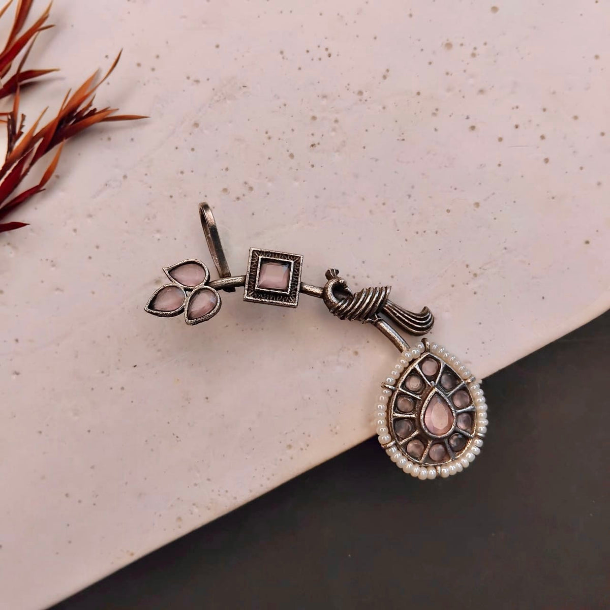 HARSHA ANTIQUE EAR CUFF/EARRINGS EA25