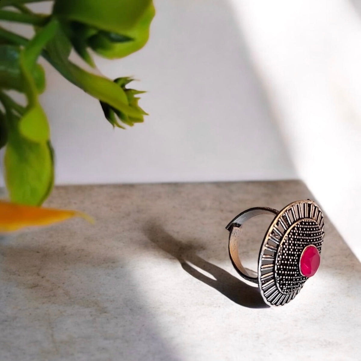 JIRA OXIDIZED TONED RAW FINISH RING R22