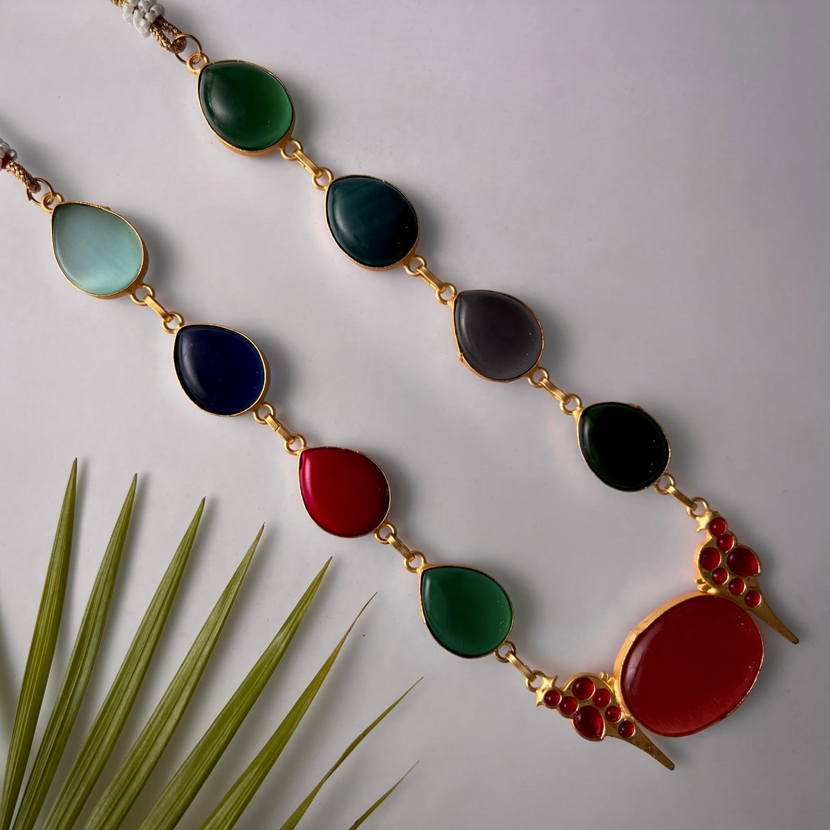 ROXANIA SET RING EARRING AND NECKLACE HANDMADE GOLD TONED PREMIUM NECKLACE/NECKPIECE EARRING SET NL30