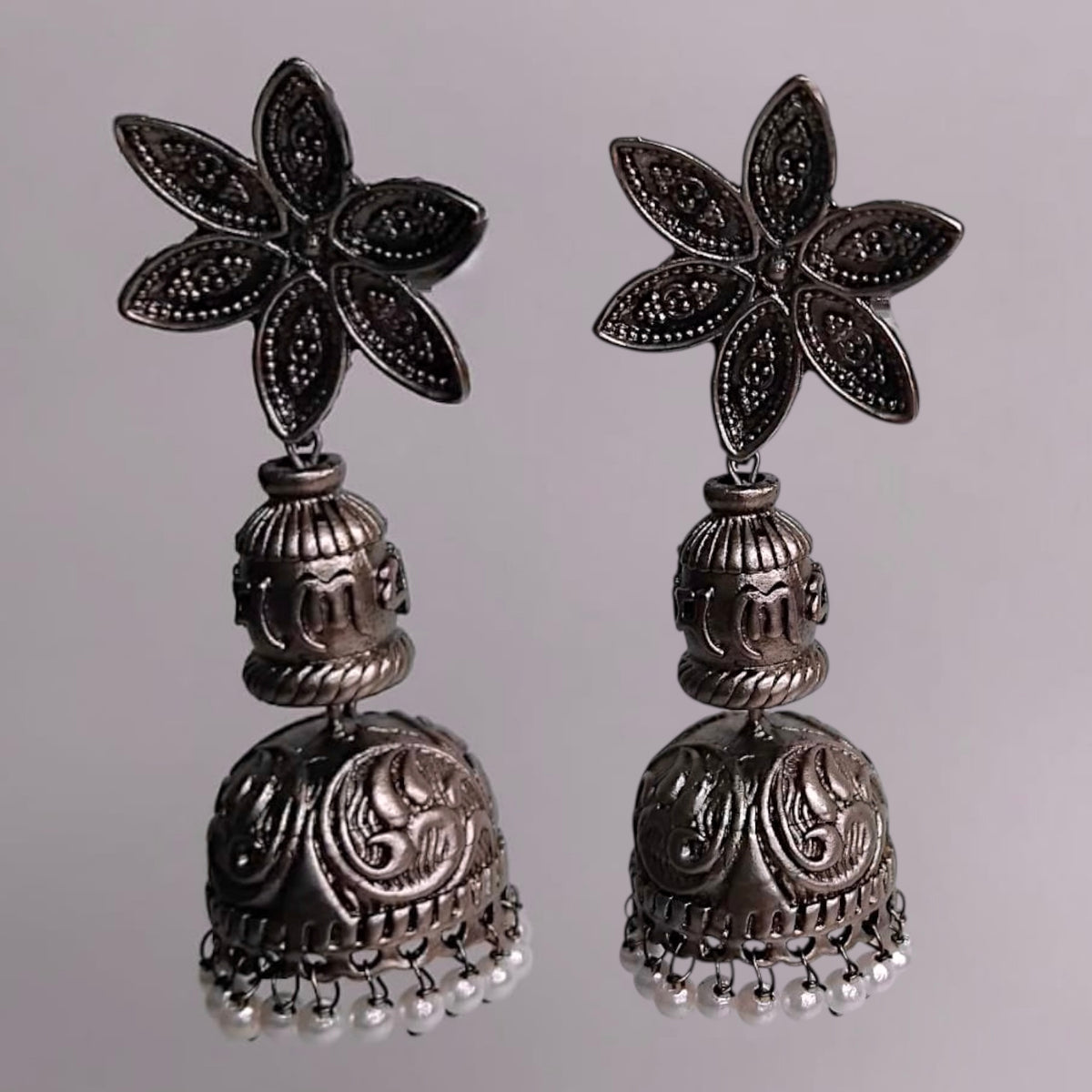 CHANTHINI AFGHANI  RAW AND RUSTIC AND VINTAGE JHUMKAS AF43