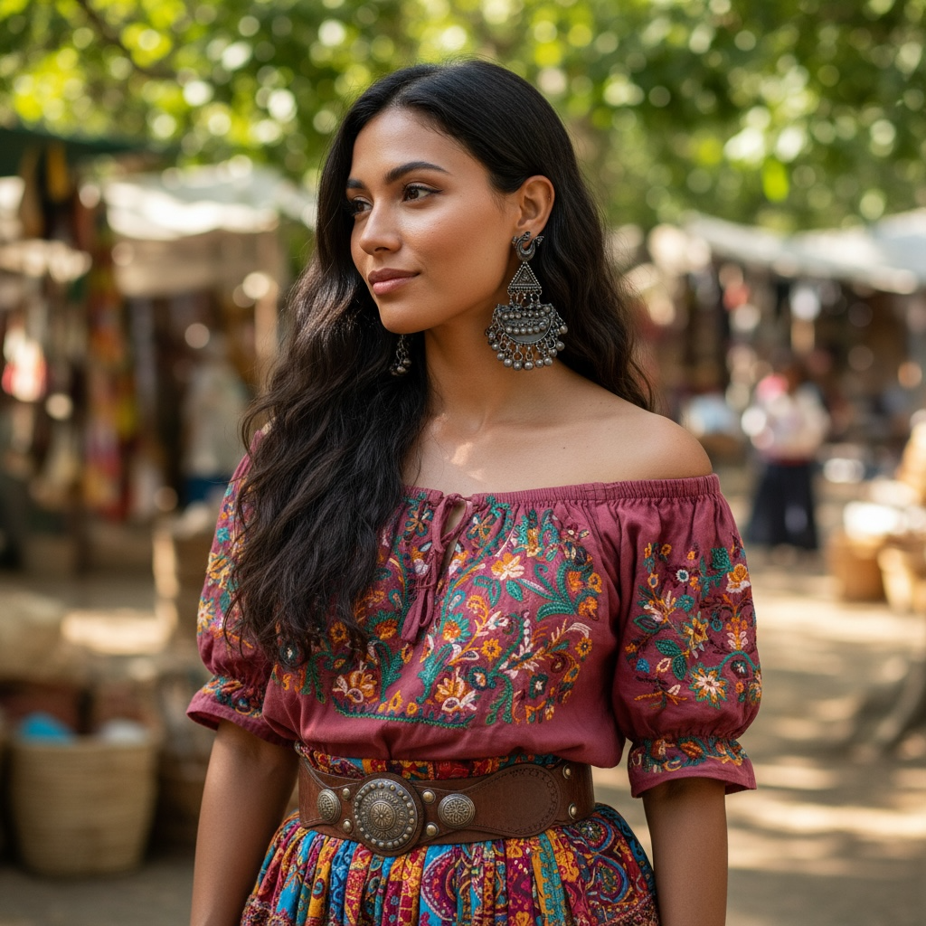 RANSHO AFGHANI RAW AND RUSTIC AND VINTAGE DANGLERS AF63