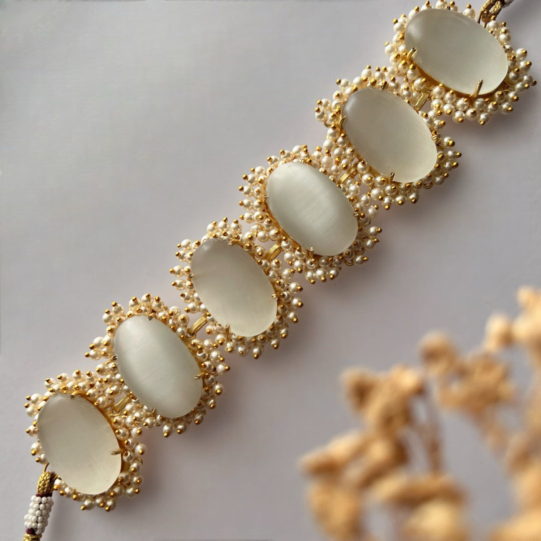 ELA BIJOUX PREMIUM AND EXCLUSIVE HANDMADE CHOKER WITH EARRINGS CH208