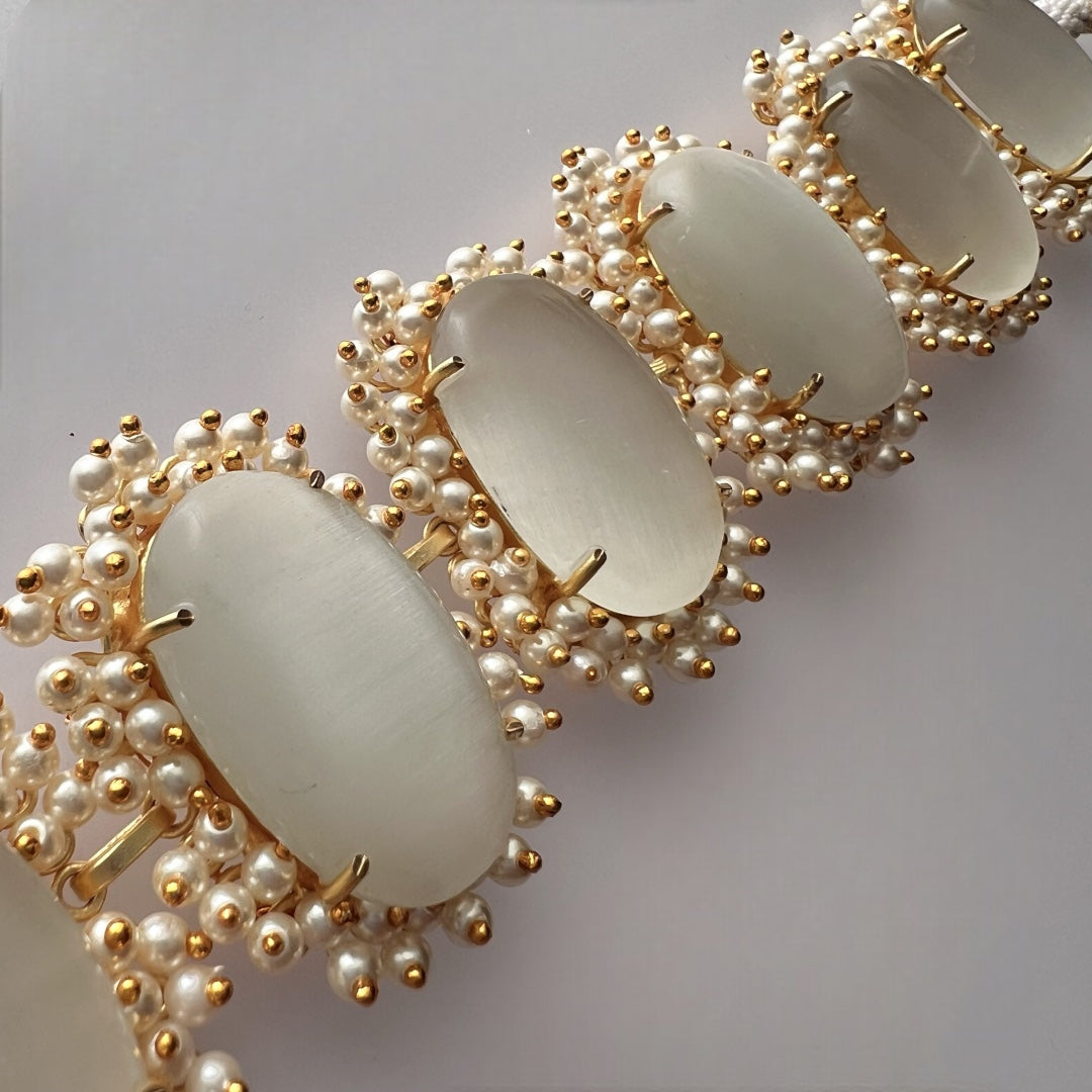 ELA BIJOUX PREMIUM AND EXCLUSIVE HANDMADE CHOKER WITH EARRINGS CH208