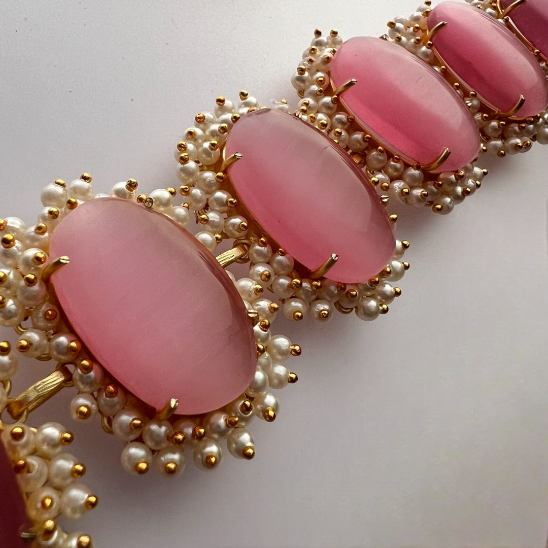 ELA BIJOUX PREMIUM AND EXCLUSIVE HANDMADE CHOKER WITH EARRINGS CH208