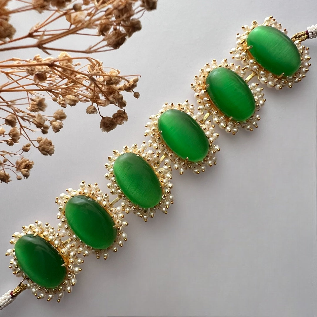 ELA BIJOUX PREMIUM AND EXCLUSIVE HANDMADE CHOKER WITH EARRINGS CH208