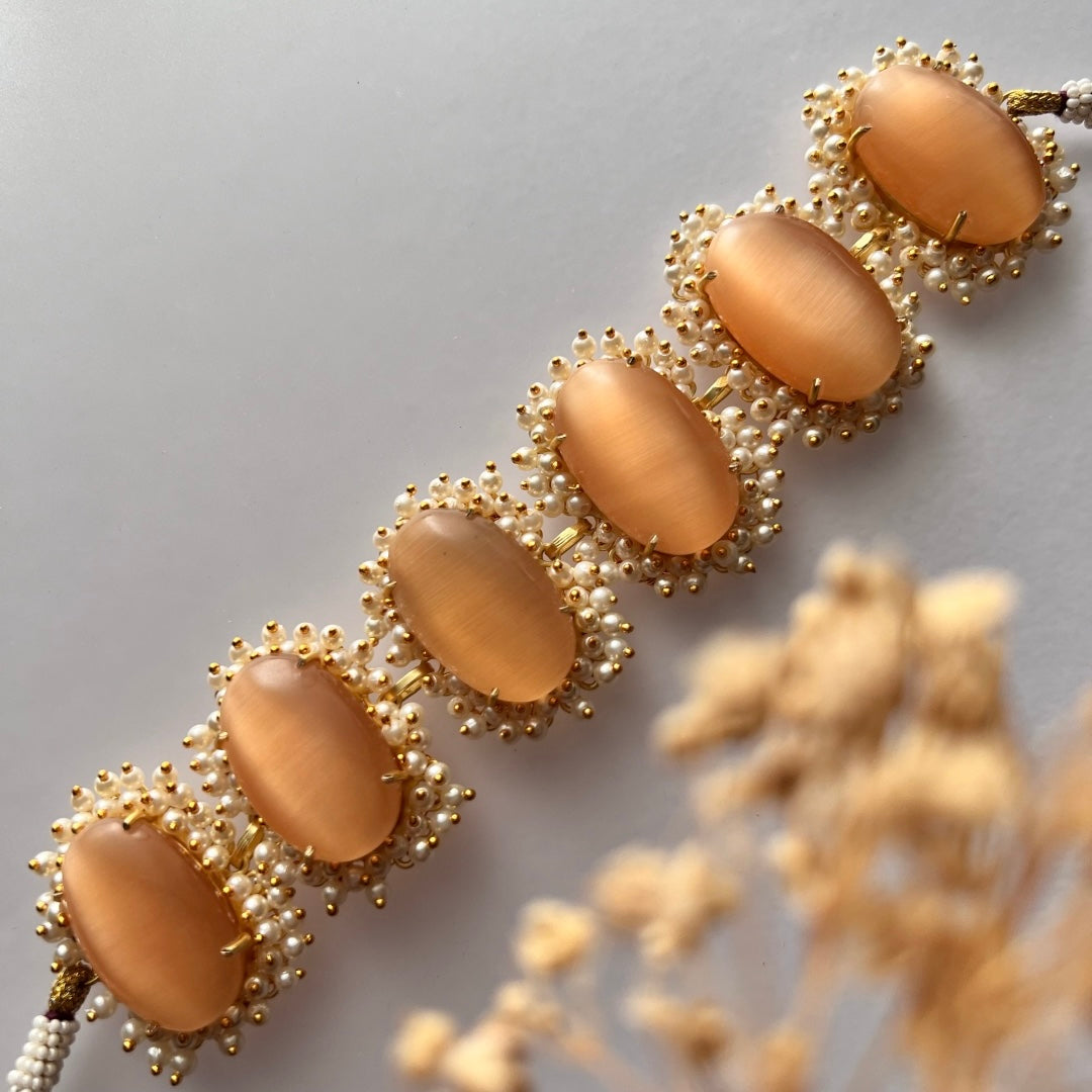 ELA BIJOUX PREMIUM AND EXCLUSIVE HANDMADE CHOKER WITH EARRINGS CH208