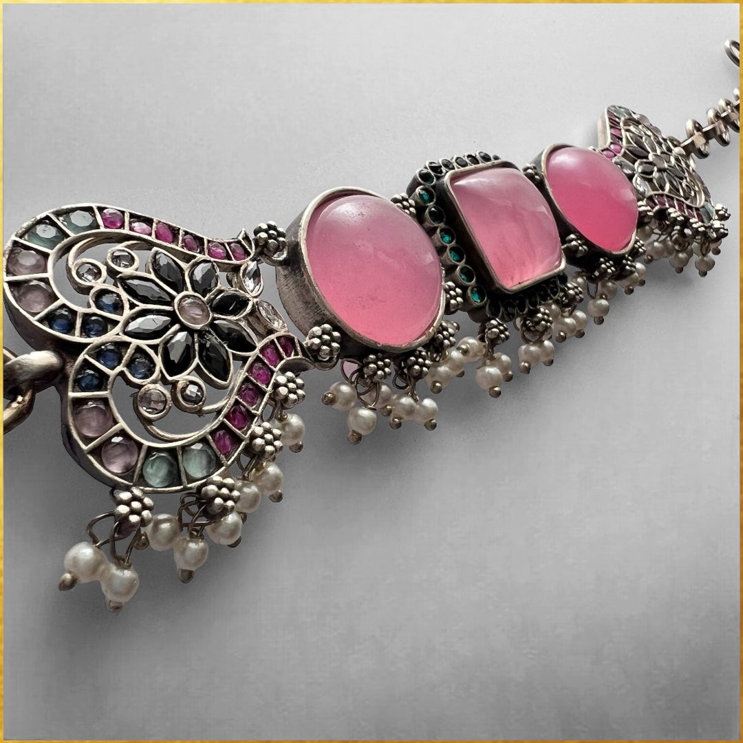 STELLA BIJOUX PREMIUM AND EXCLUSIVE SEMI HANDMADE CHOKER WITH EARRINGS CH125