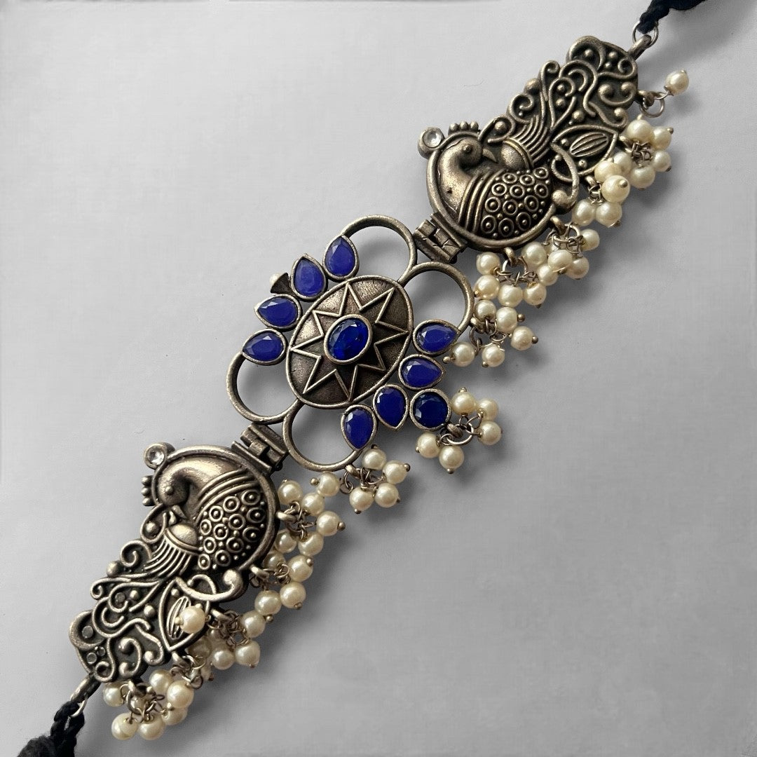 VIKARA BIJOUX PREMIUM AND EXCLUSIVE SEMI HANDMADE CHOKER WITH EARRINGS CH68