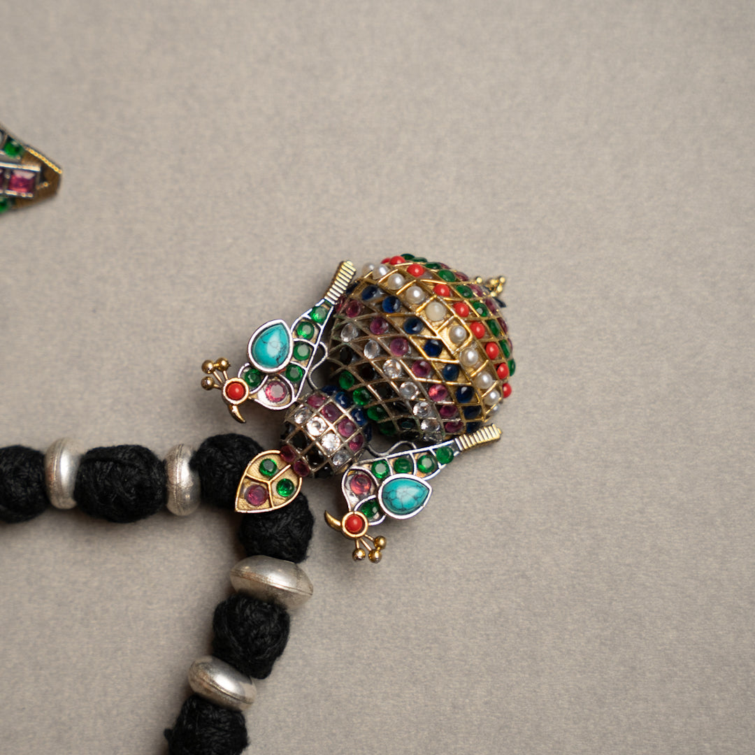 ELA SEMI HANDMADE ANTIQUE NECKPIECE/NECKLACE NL259