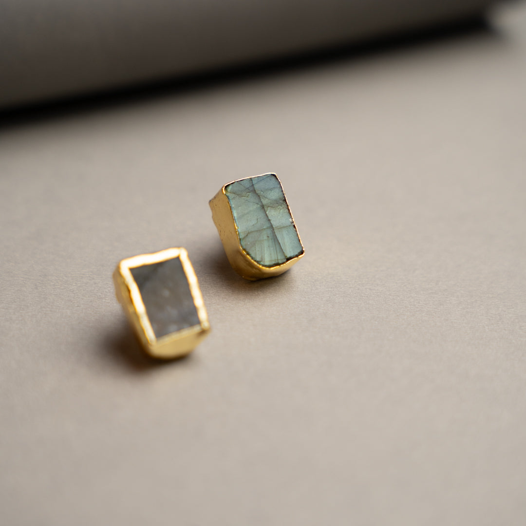 BOWIE PREMIUM 18K PLATED HANDMADE ANTIQUE NECKPIECE/NECKLACE EARRINGS NL254