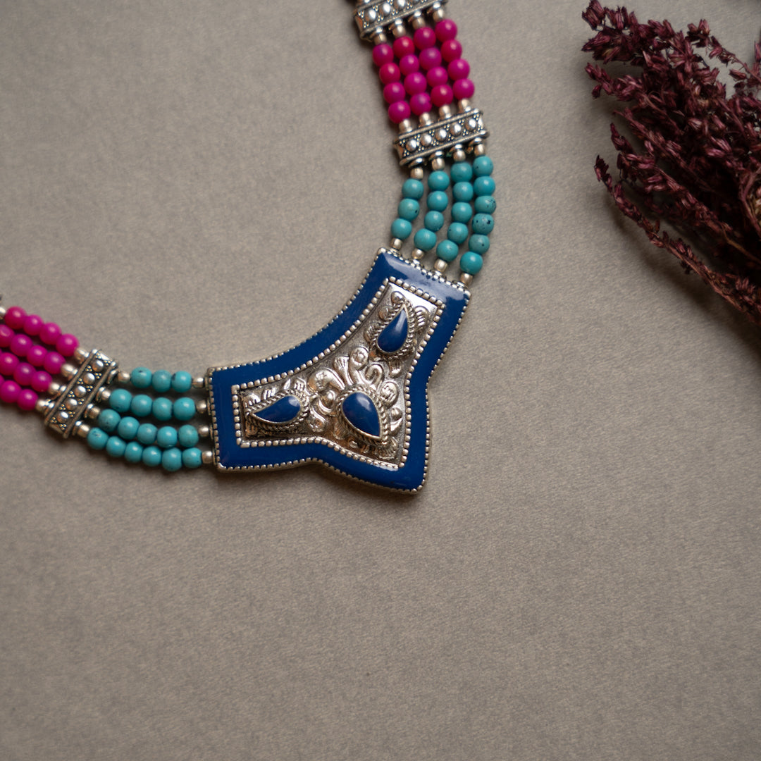 GARGI OXIDIZED FINISH NECKLACE/NECKPIECE NL251