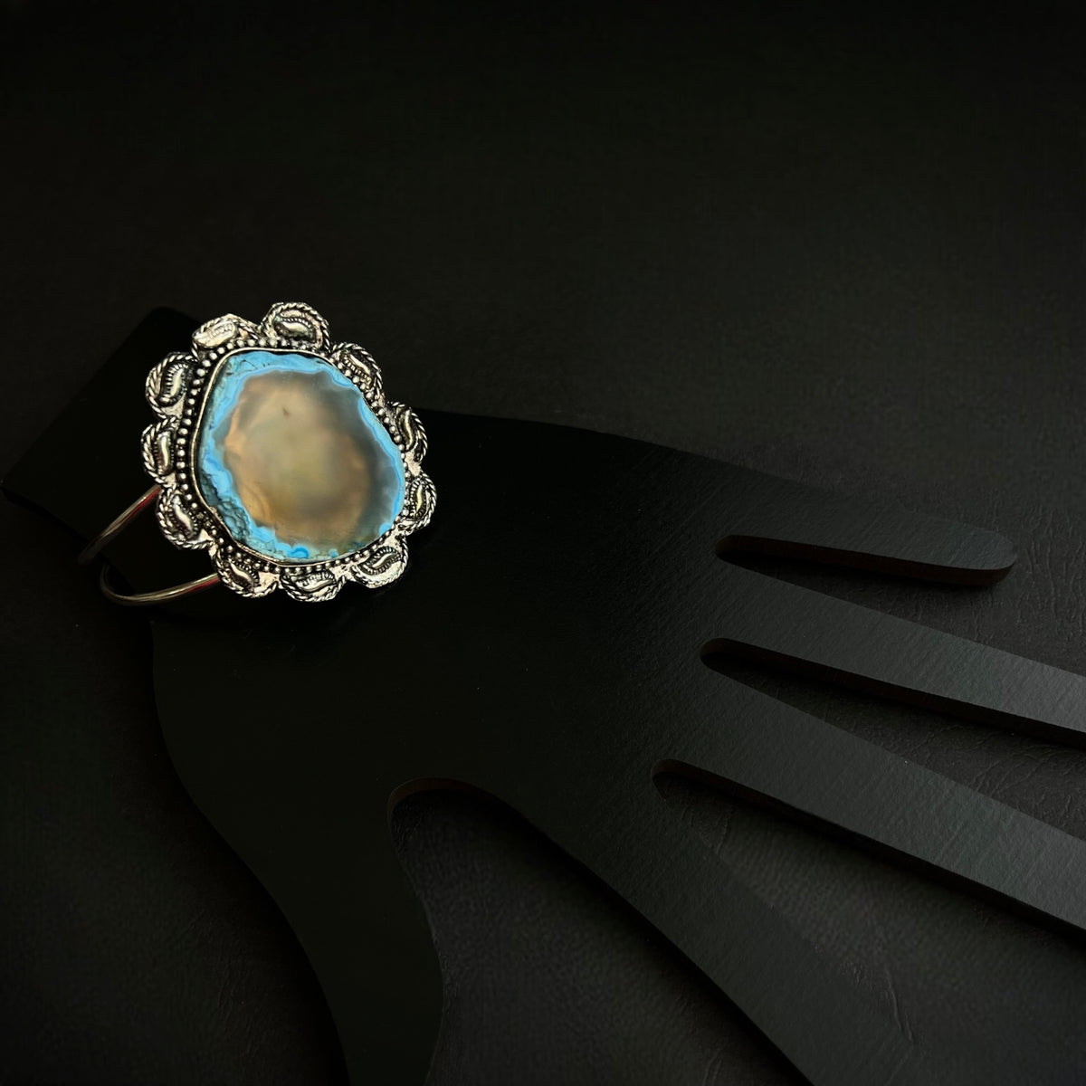 BANITA SEMI HANDMADE OXIDIZED HAND CUFFS/BRACELET/BANGLES/KADAS BR91