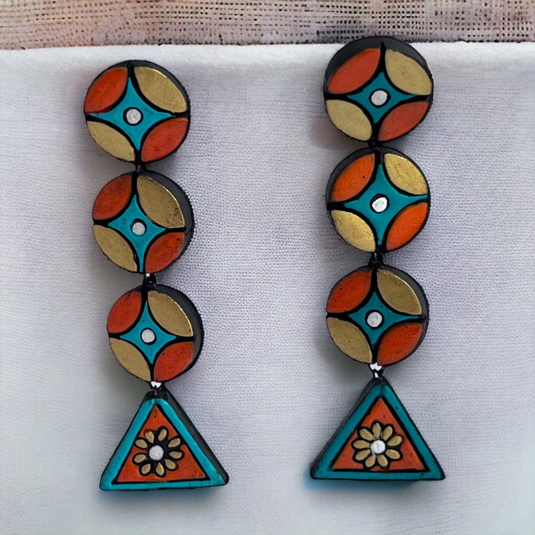 KRISHMA TERRACOTTA HANDMADE DANGLERS TR55