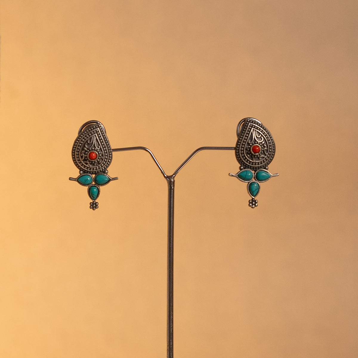 BINDIYA SEMI HANDMADE RAW AND RUSTIC FINISH ANTIQUE NECKPIECE/NECKLACE NL278