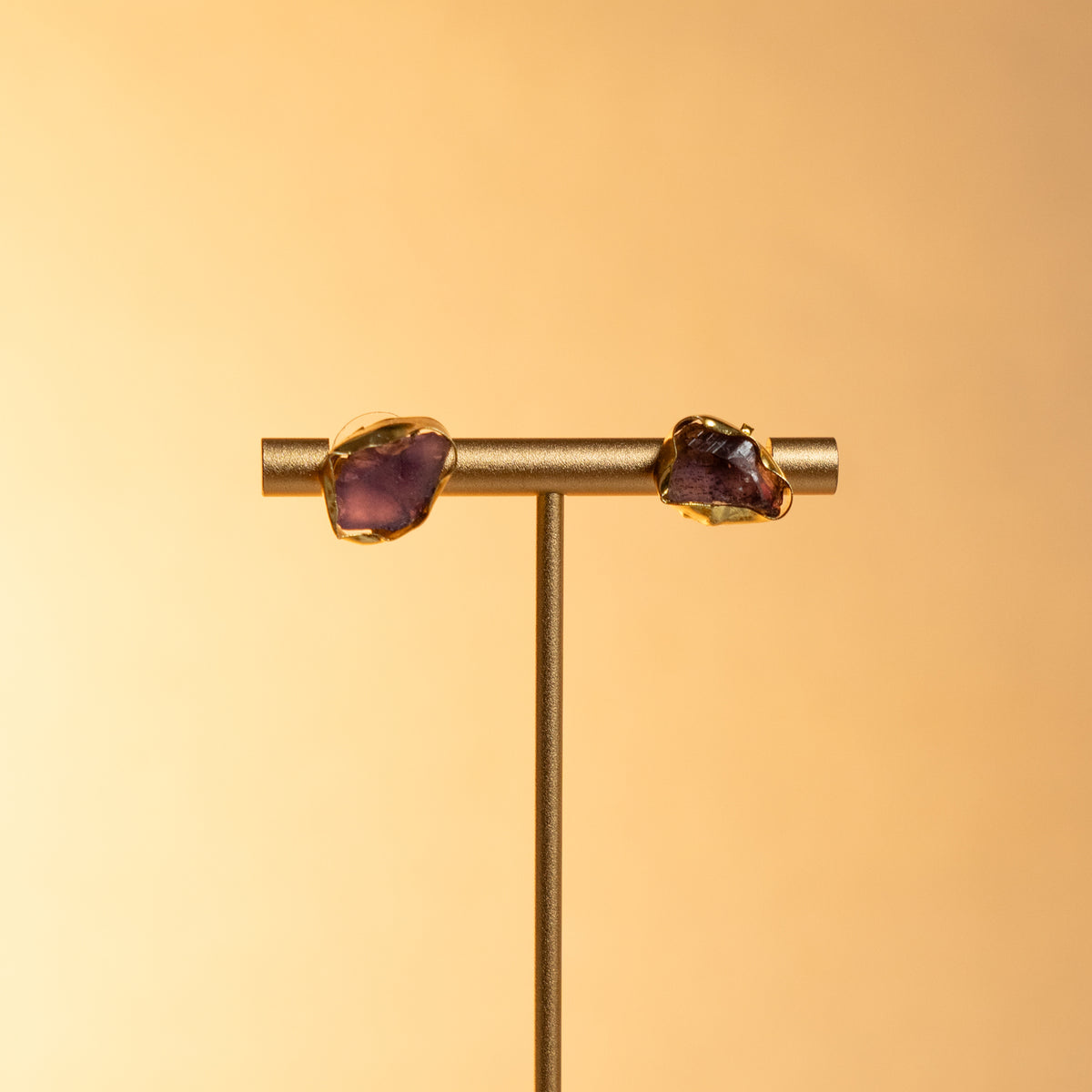 CHAITALI RAW AND POLISHED STONE HANDMADE NECKPIECE/NECKLACE WITH EARRING NL272