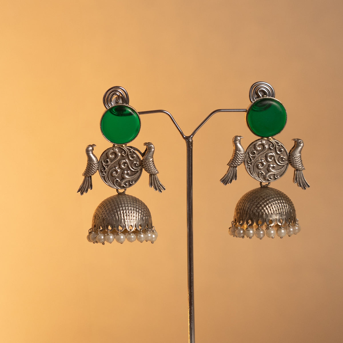 ADITI SEMI HANDMADE ANTIQUE NECKPIECE/NECKLACE/HASLI WITH EARRING NL281