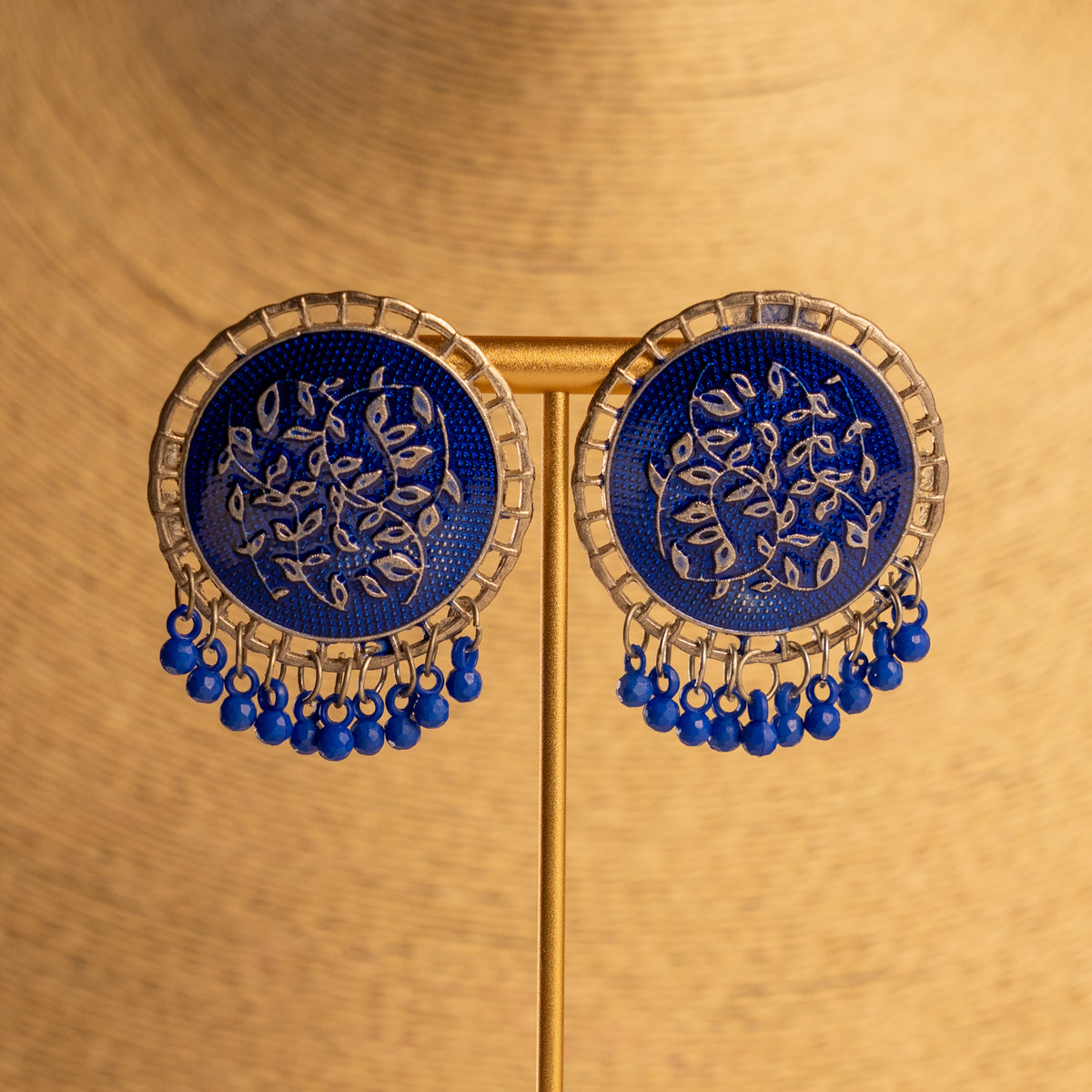 AERA OXIDIZED ANTIQUE NECKPIECE/NECKLACE EARRINGS NL228