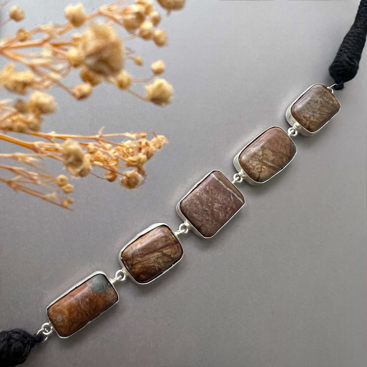 CLAIRE BIJOUX PREMIUM AND EXCLUSIVE NATURAL STONE HANDMADE CHOKER CH368