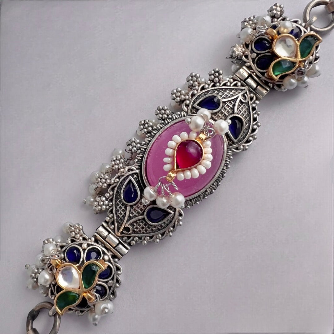 VISHUNA BIJOUX PREMIUM AND EXCLUSIVE HANDMADE CHOKER WITH EARRINGS CH150