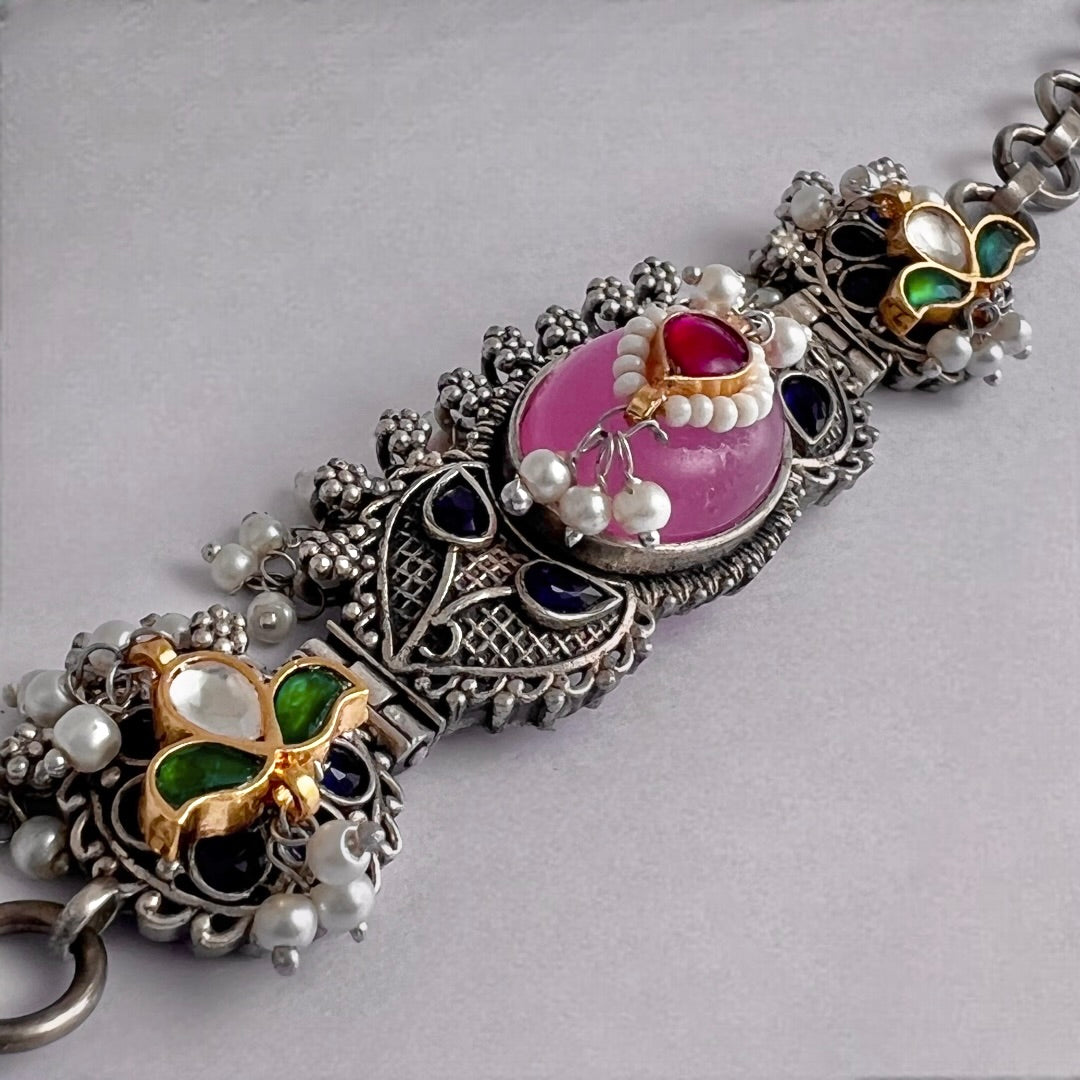 VISHUNA BIJOUX PREMIUM AND EXCLUSIVE HANDMADE CHOKER WITH EARRINGS CH150