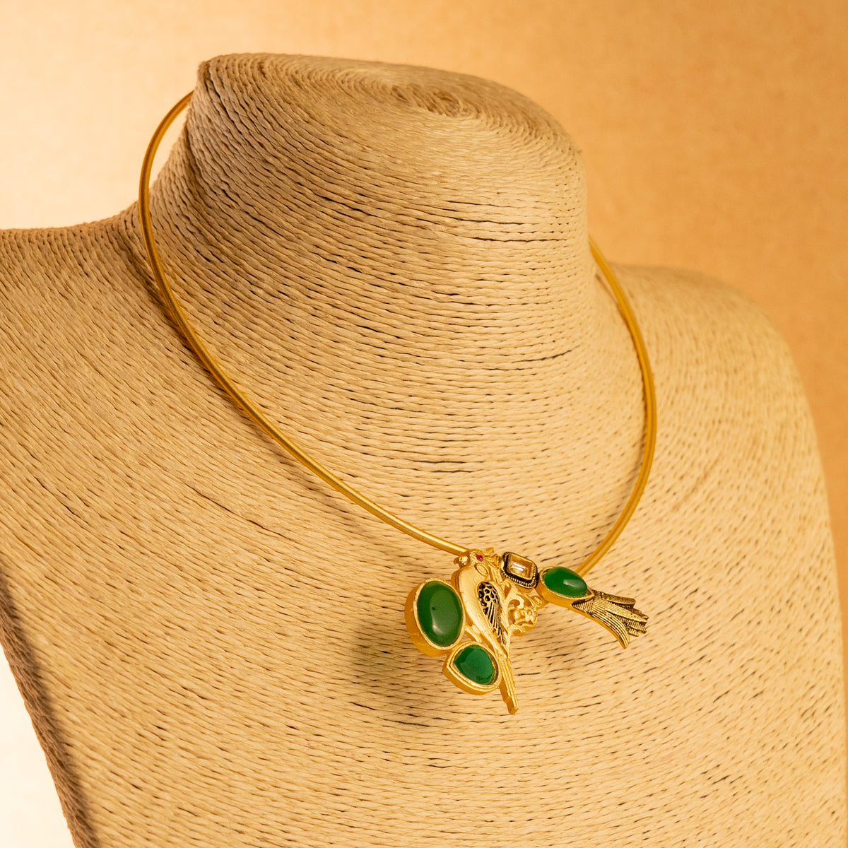 ANUHA HANDMADE HAND HAMMERED ANTIQUE NECKPIECE/NECKLACE/HASLI NL18