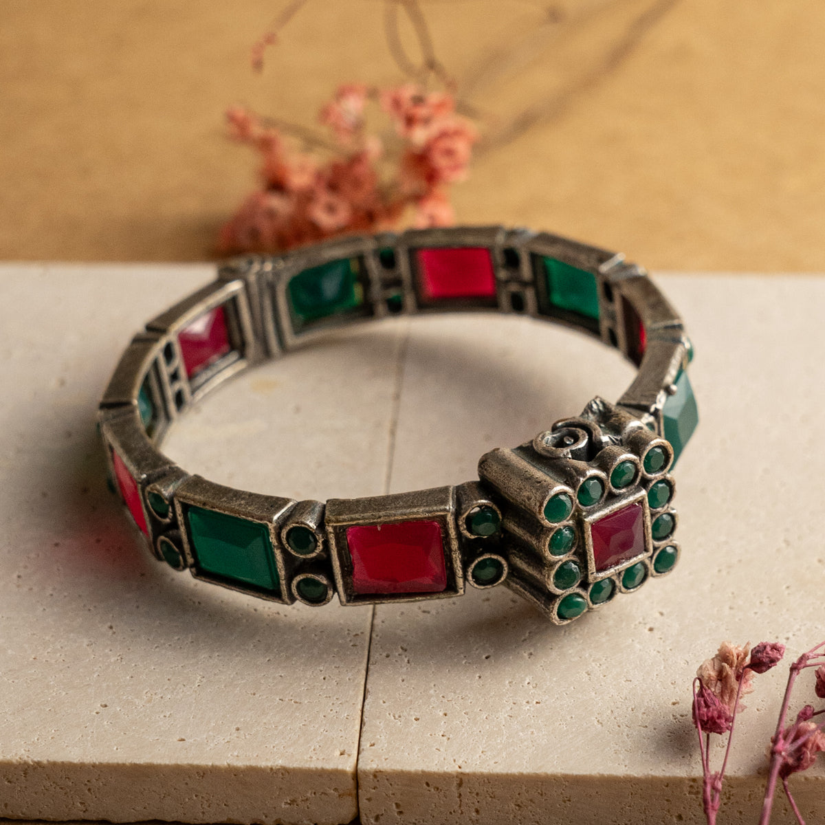 MAMRITA SILVER LOOK ALIKE CUTE BANGLES BR61