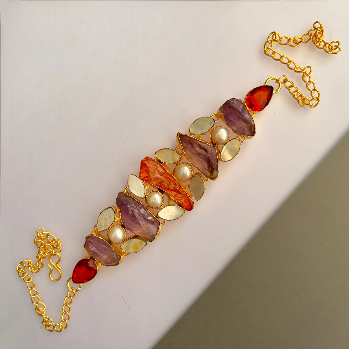 KASHVI HANDMADE RAW STONE BIJOUX PREMIUM AND BIJOUX EXCLUSIVE  CHOKER CH487