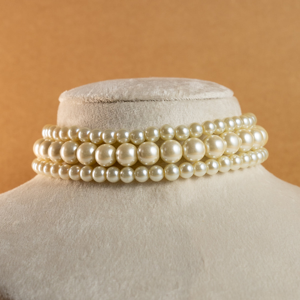 MOON PEARL SEMI HANDMADE CHOKER CH392