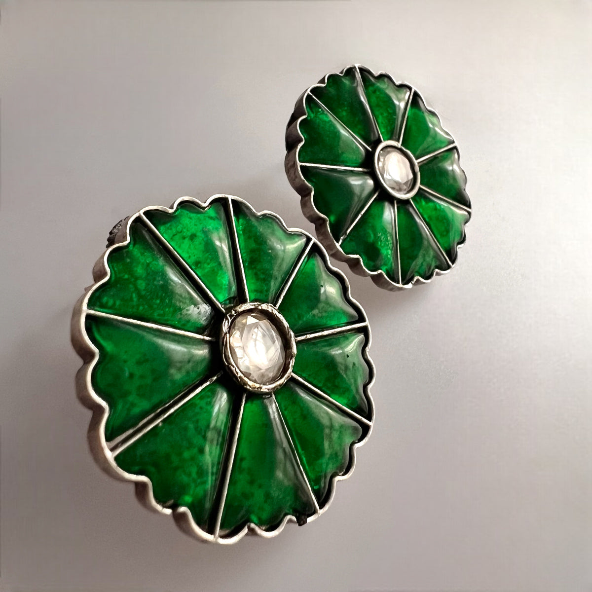 MING BIJOUX PREMIUM AND EXCLUSIVE SEMI HANDMADE HASLI/NECKPIECE WITH EARRINGS CH421