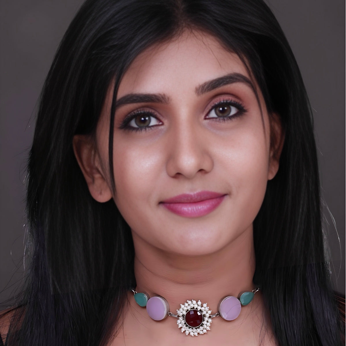 NITHARA BIJOUX PREMIUM AND EXCLUSIVE HANDMADE CHOKER CH76