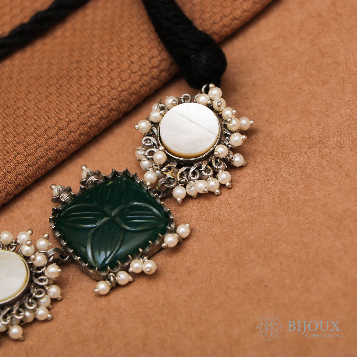 QINOWA BIJOUX PREMIUM AND EXCLUSIVE HANDMADE CHOKER CH77