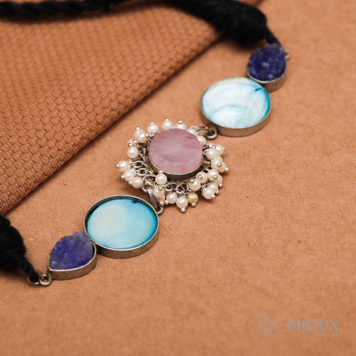 REHANA BIJOUX PREMIUM AND EXCLUSIVE NATURAL STONE HANDMADE CHOKER CH75