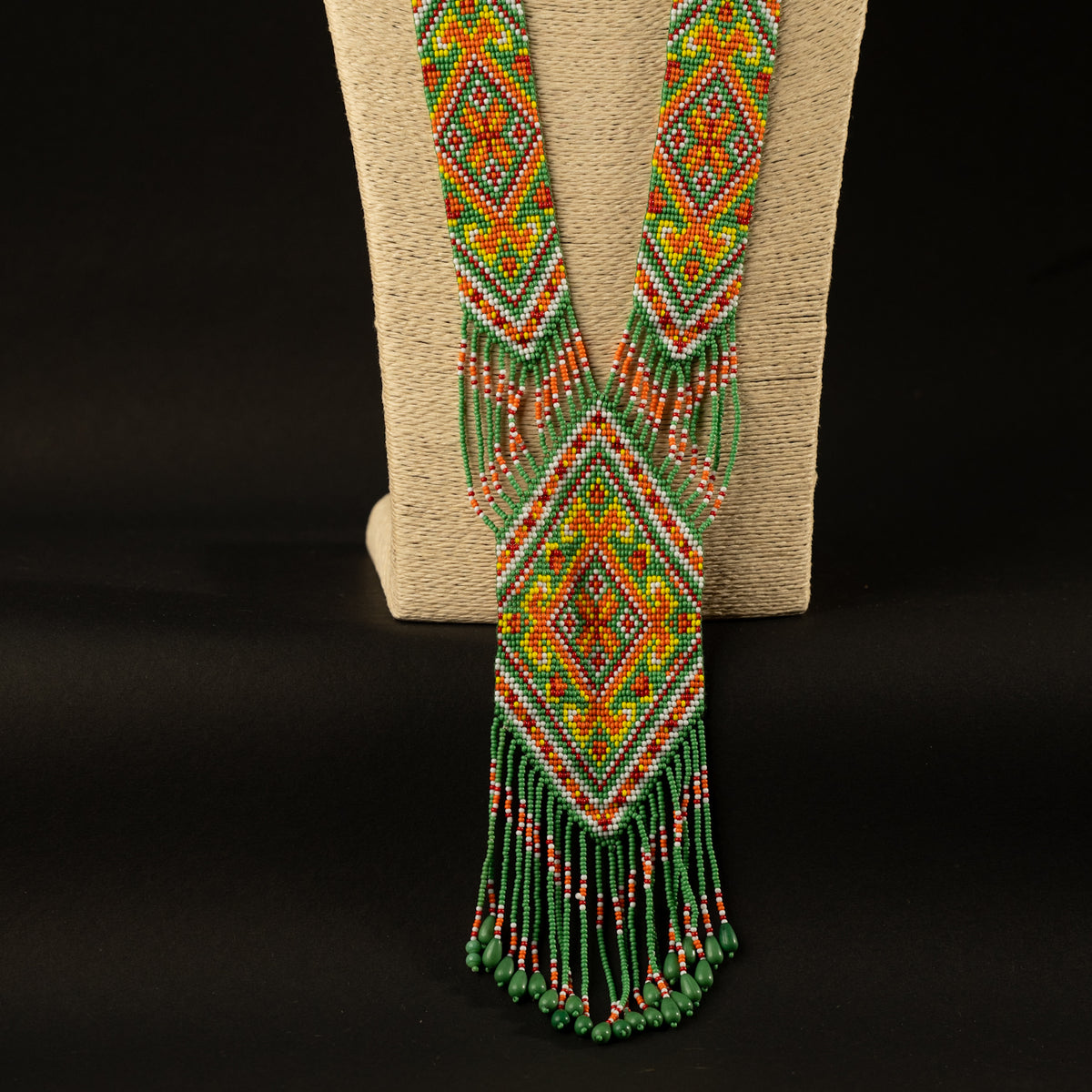 AZARIA AFRO BEADED HANDMADE MALA/ NECKPIECE ML108