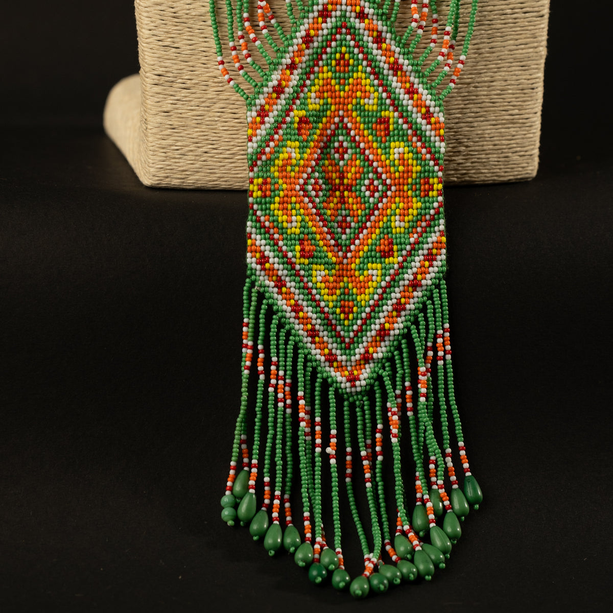 AZARIA AFRO BEADED HANDMADE MALA/ NECKPIECE ML108